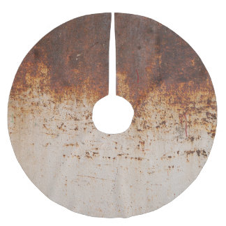 Jupon De Sapin En Polyester Brossé Peinture à peeling, texture murale rouillée.