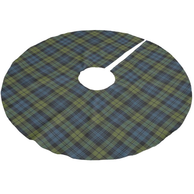 Jupon De Sapin En Polyester Brossé Plaid de tartan de Campbell d'écossais (Angle)