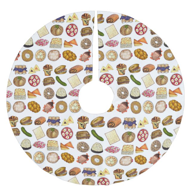 Jupon De Sapin En Polyester Brossé Plats Juifs Traditionnels Cuisine Cuisine (Devant)