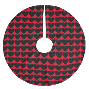Jupon De Sapin En Polyester Brossé Puffy Hearts