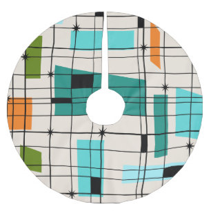 Jupon De Sapin En Polyester Brossé Rétro grille et jupe d'arbre de Noël de Starburs