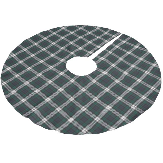 Jupon De Sapin En Polyester Brossé Robe Black Watch Tartan écossais moderne (Angle)