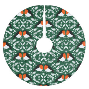 Jupon De Sapin En Polyester Brossé Robin américain