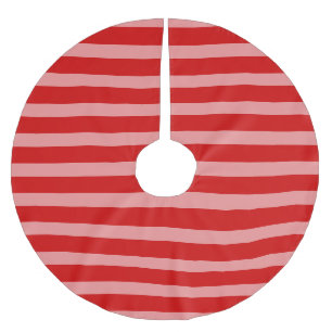 Jupon De Sapin En Polyester Brossé Rose Rouge