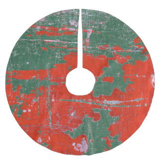 Jupon De Sapin En Polyester Brossé Rouille d'acier colorée, fond texturé.