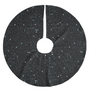 Jupon De Sapin En Polyester Brossé SCINTILLEMENT, SCINTILLEMENT, PEU DE ~ d'ÉTOILES