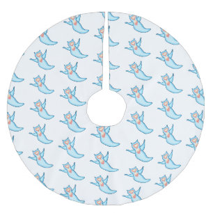 Jupon De Sapin En Polyester Brossé Sea angel cartoon