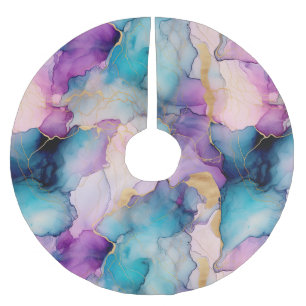 Jupon De Sapin En Polyester Brossé Serendipity Crystal Blue