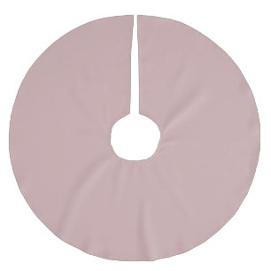 Jupon De Sapin En Polyester Brossé solide rose muet