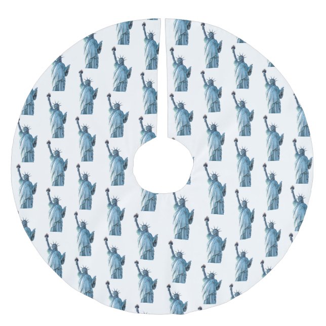 Jupon De Sapin En Polyester Brossé Statue de la liberté (Devant)