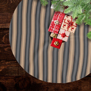 Jupon De Sapin En Polyester Brossé Style moderne Grillades Brown grillées avec profon