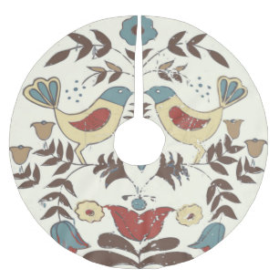 Jupon De Sapin En Polyester Brossé SYMBOLE Hex Amish néerlandais Pennsylvanie Bird Am