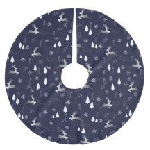 Tapis de Noël élégant et sombre avec des rennes ar