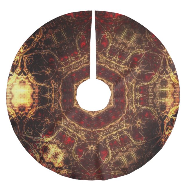 Jupon De Sapin En Polyester Brossé Tapis oriental (Devant)