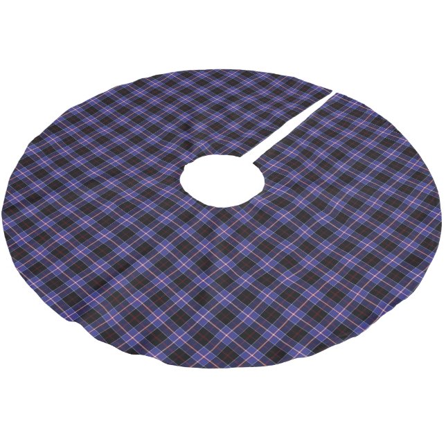 Jupon De Sapin En Polyester Brossé Tartan de Dunlap de clan (Angle)