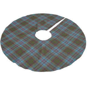 Jupon De Sapin En Polyester Brossé Tartan écossais d'Anderson de clan