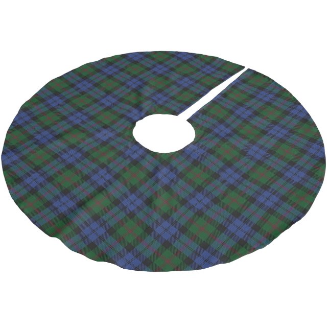 Jupon De Sapin En Polyester Brossé Tartan écossais de Baird de clan (Angle)