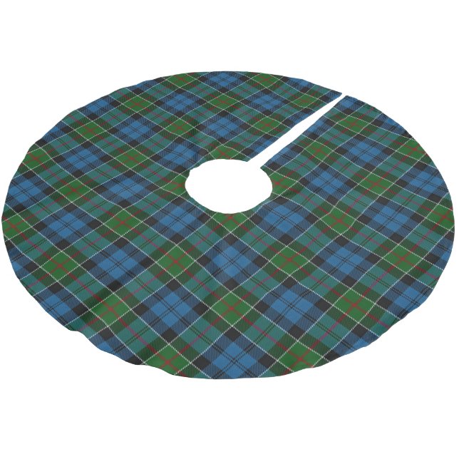 Jupon De Sapin En Polyester Brossé Tartan écossais de Colquhoun de clan (Angle)