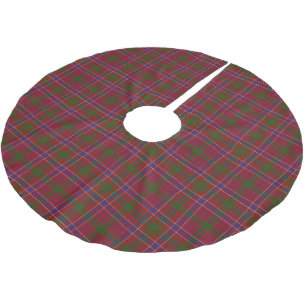 Jupon De Sapin En Polyester Brossé Tartan écossais de rouge de MacRae de clan