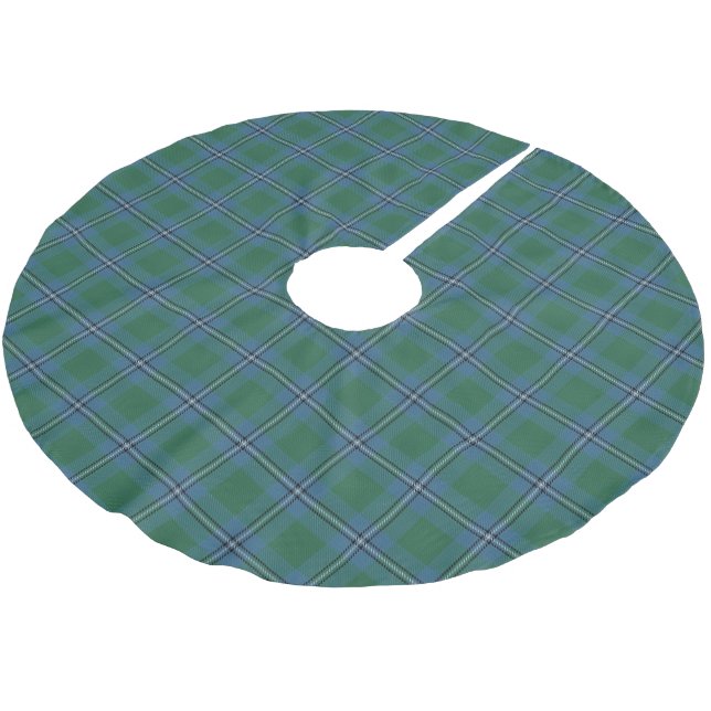 Jupon De Sapin En Polyester Brossé Tartan écossais d'Irvine Irwin de clan (Angle)