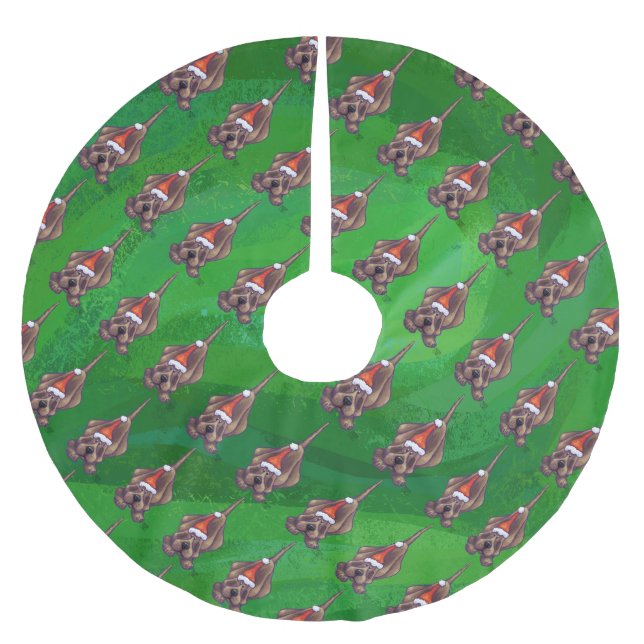 Jupon De Sapin En Polyester Brossé Température (Devant)