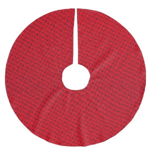 Jupon De Sapin En Polyester Brossé Texture dynamique de tissu rouge