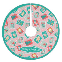 Timbres postés de Noël rétro