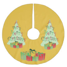 Une jupe d'arbre de Noël très joyeuse