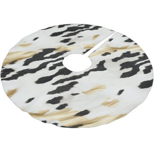 Jupon De Sapin En Polyester Brossé Vachette blanche noire sud-ouest