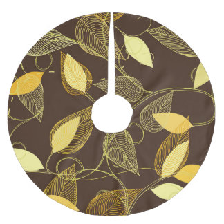 Jupon De Sapin En Polyester Brossé Versatile sans fil : Conception Motif Abstraite.