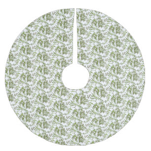 Jupon De Sapin En Polyester Brossé vert de printemps