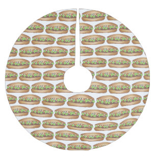 Jupon De Sapin En Polyester Brossé Viêt-namienne Pork Banh Mi Sandwich Restaurant