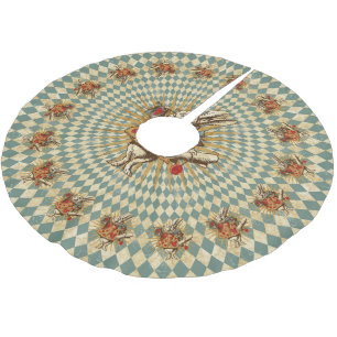 Jupon De Sapin En Polyester Brossé Vintage Alice White Rabbit