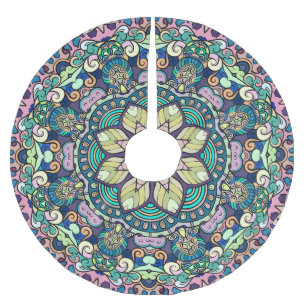 Jupon De Sapin En Polyester Brossé Vintage Damask : Elegant Seamless Motif