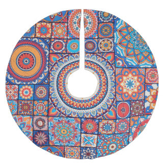 Jupon De Sapin En Polyester Brossé Vintage tiré à la main : éléments décoratifs islam