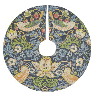 Jupon De Sapin En Polyester Brossé Voleur de fraises Morris Bleu marine Art fin vinta