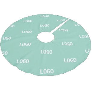 Jupon De Sapin En Polyester Brossé Votre image ou logo téléchargé en mosaïque   Turqu