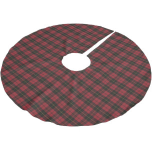Jupon De Sapin En Polyester Brossé Wallace Chasse Rouge Tartan écossais