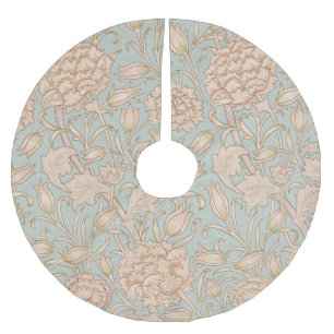 Jupon De Sapin En Polyester Brossé William Morris Wild Tulip Fleur Design Floral