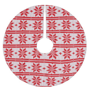 Jupon De Sapin En Polyester Brossé Xmas knitting seamless