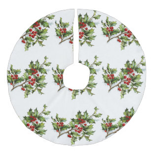 Jupon De Sapin Imitation Lin Baies Holly 001