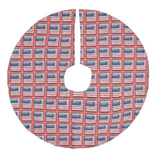 Jupon De Sapin Imitation Lin Drapeau des États-Unis d'Amérique