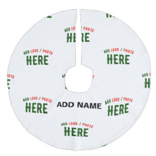 JUPON DE SAPIN IMITATION LIN MARQUE BLANCHE MODERNE ET PERSONNALISABLE VÉRIFIÉE