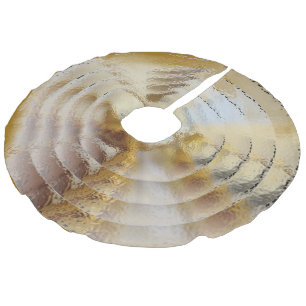 Jupon De Sapin Imitation Lin Or de vacances