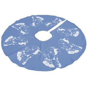 Jupon De Sapin Imitation Lin Pointer Chien Arbre de Noël Jupe Chien Jupe Arbre