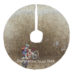Jupon De Sapin Imitation Lin Texte Personnalisé/ Moto Hommes Muding Boy Sports