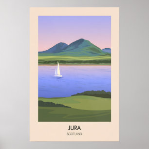 Jura Scotland Travel Poster