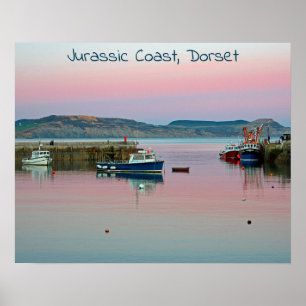 Jurassic Coast, Lyme Regis, Dorset Poster