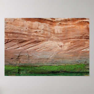 Jurassic Coast red rocks, Devon, England Poster