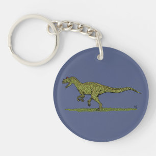 Jurassic Dinosaur Allosaurus Keychain